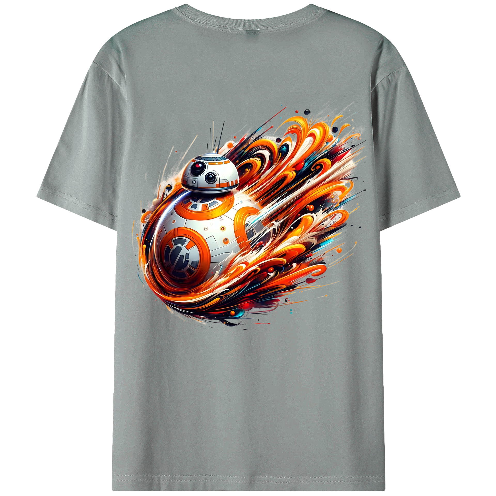 （画像用） スター・ウォーズ Star Wars 綿100％ メンズ半袖Tシャツ（バックプリント） 通気性